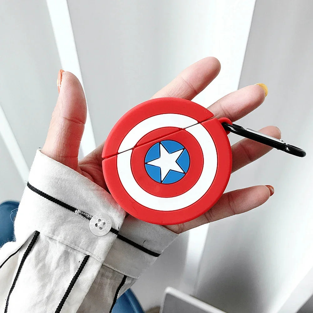 Funda Protectora de Silicona con Diseño de Personajes - Compatible con AirPods