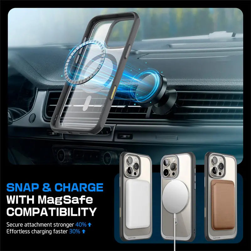Funda Supcase MagSafe con Botón de Cámara – Compatible iPhone 16 Pro