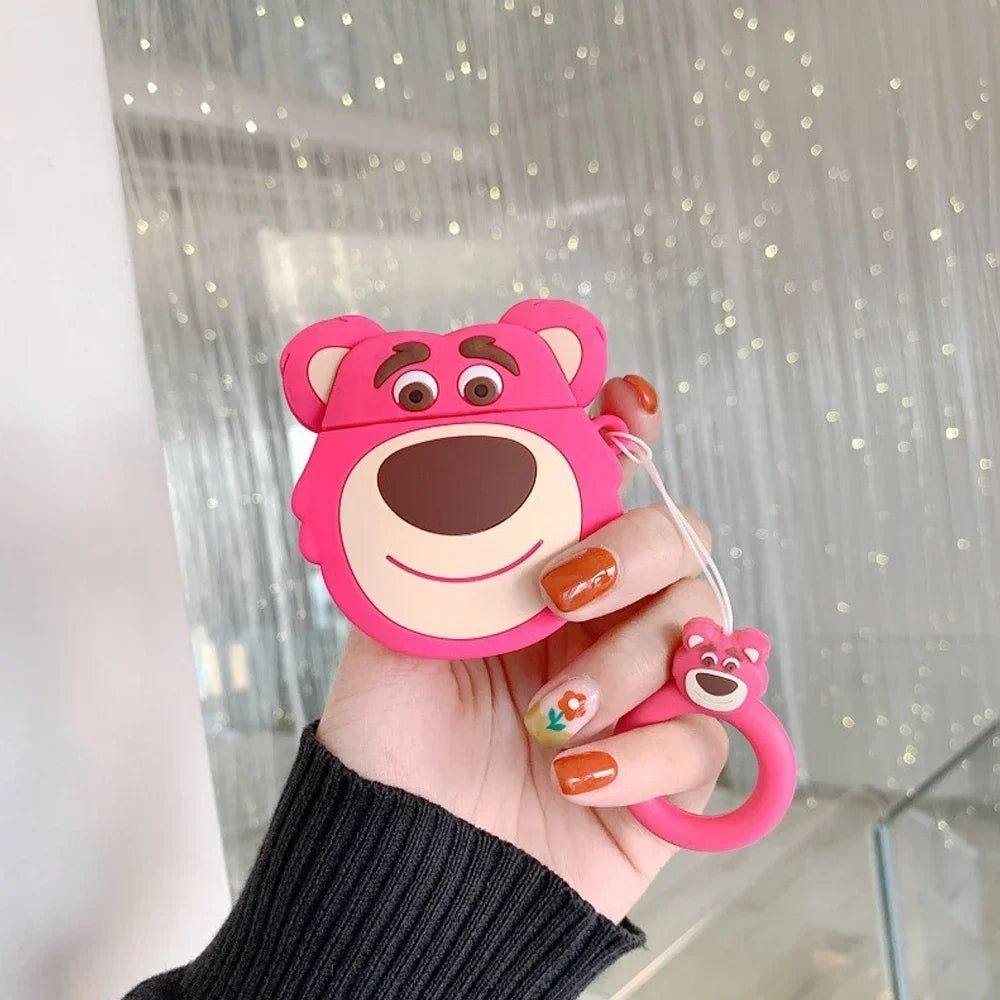 Funda Protectora de Silicona con Diseño de Personajes - Compatible con AirPods