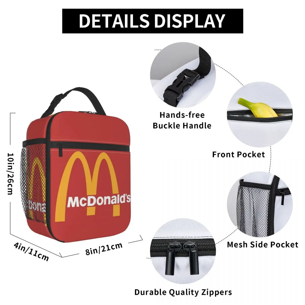 Lonchera Térmica McDonald's - Mantén tus Comidas Frescas y Calientes