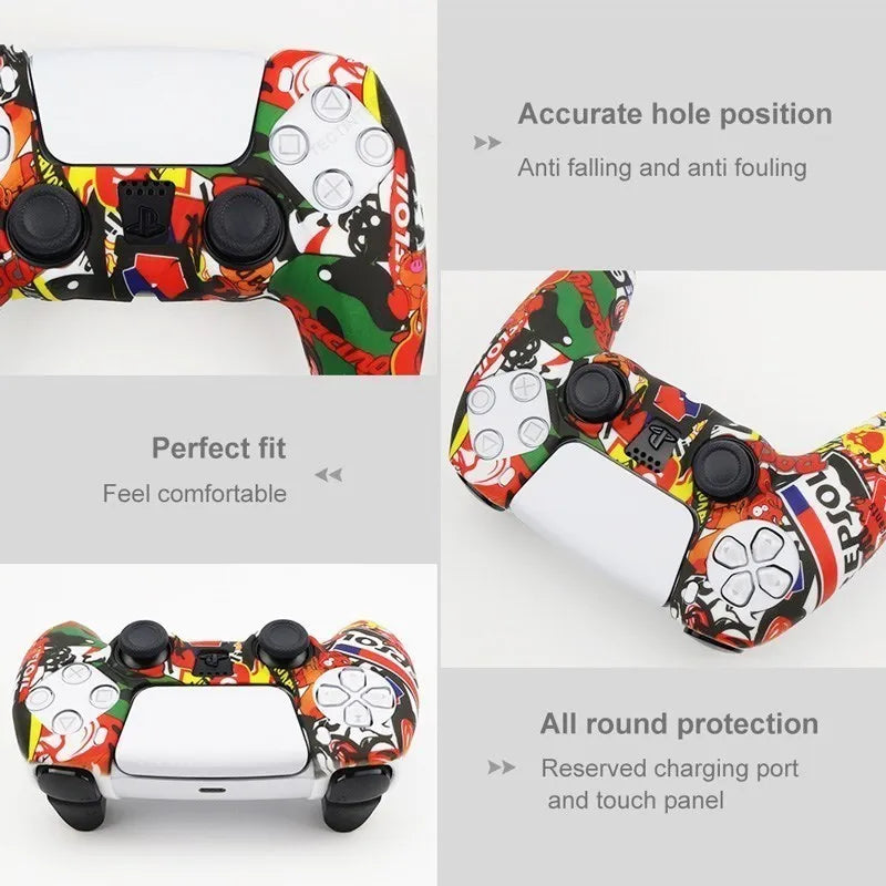 Grip Antideslizante para Control de PlayStation 5 - Diseño Único y Protección Completa