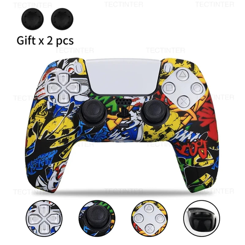 Grip Antideslizante para Control de PlayStation 5 - Diseño Único y Protección Completa