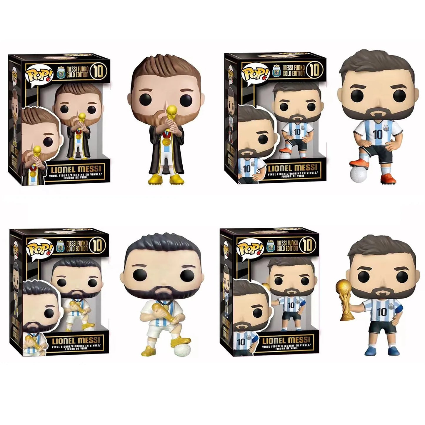 Figura Funko Pop Lionel Messi - Trofeo del Mundo 2022