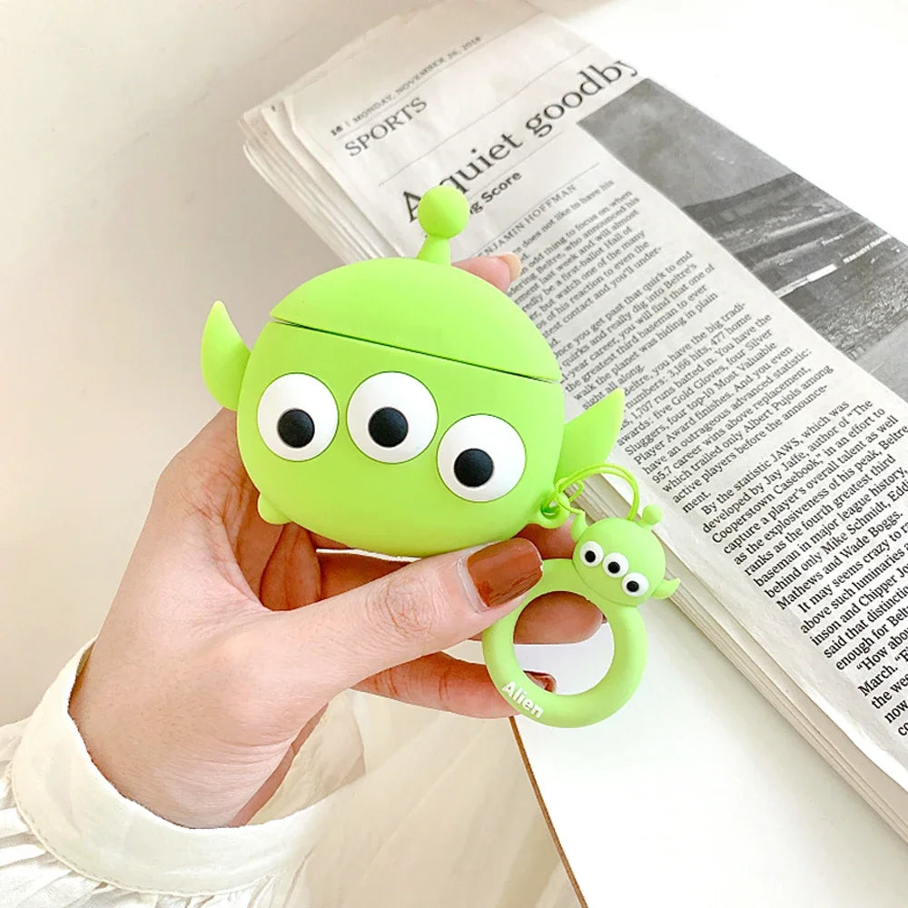 Funda Protectora de Silicona con Diseño de Personajes - Compatible con AirPods