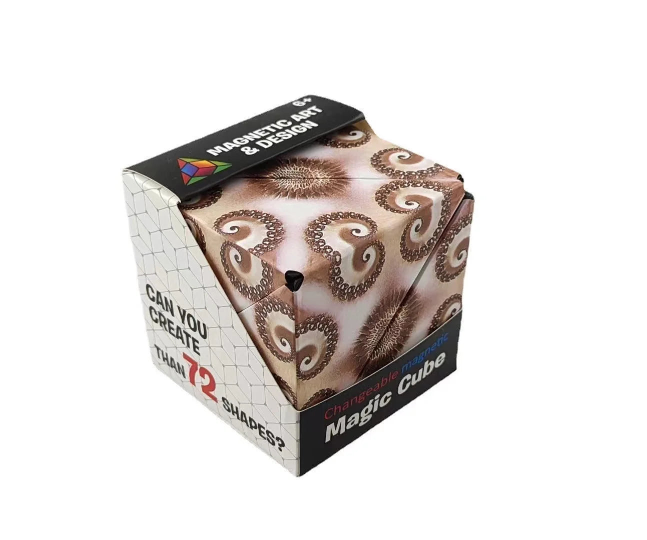 Cubo Mágico de Diseño Magnético 🌟🧩