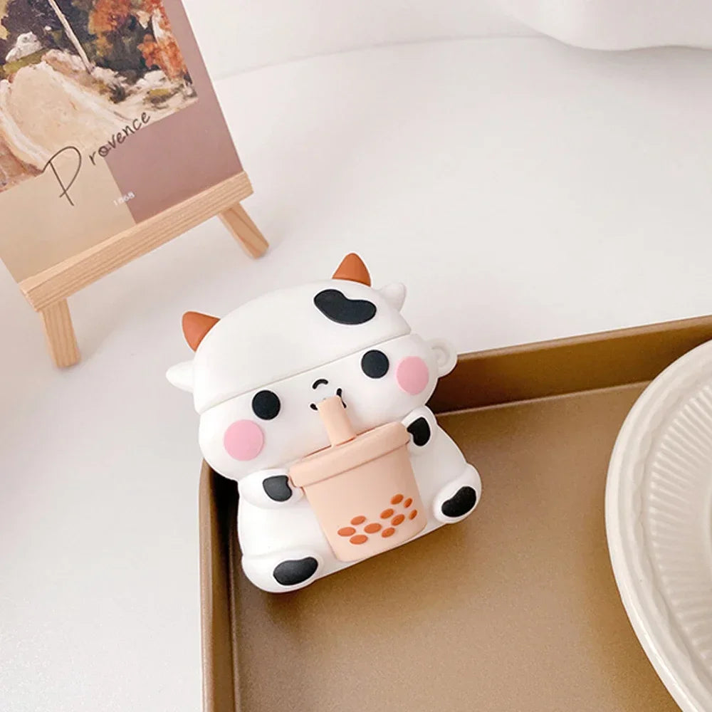 Funda Protectora de Silicona con Diseño de Personajes - Compatible con AirPods