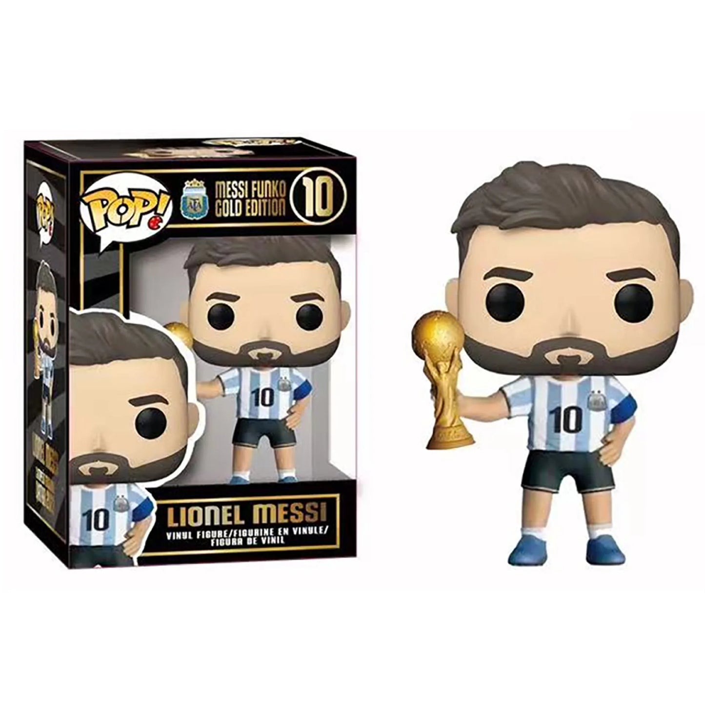 Figura Funko Pop Lionel Messi - Trofeo del Mundo 2022