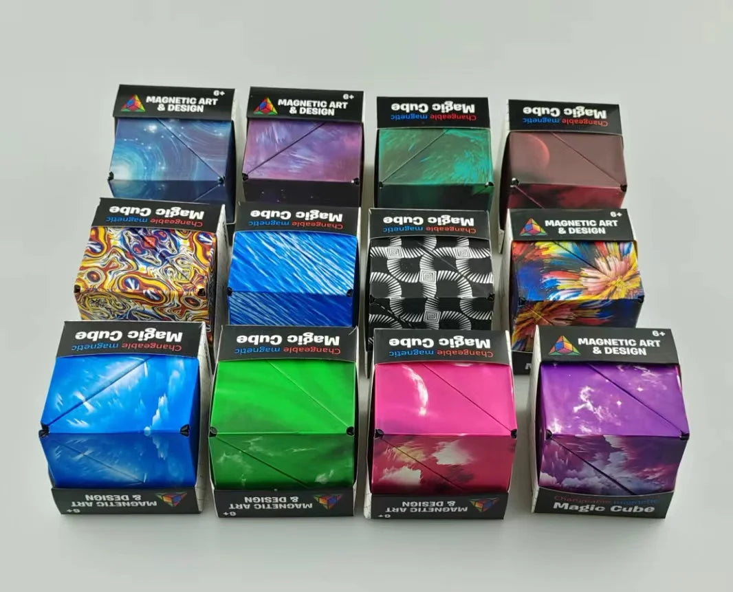 Cubo Mágico de Diseño Magnético 🌟🧩