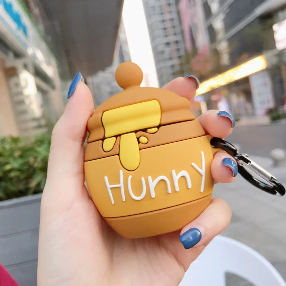 Funda Protectora de Silicona con Diseño de Personajes - Compatible con AirPods