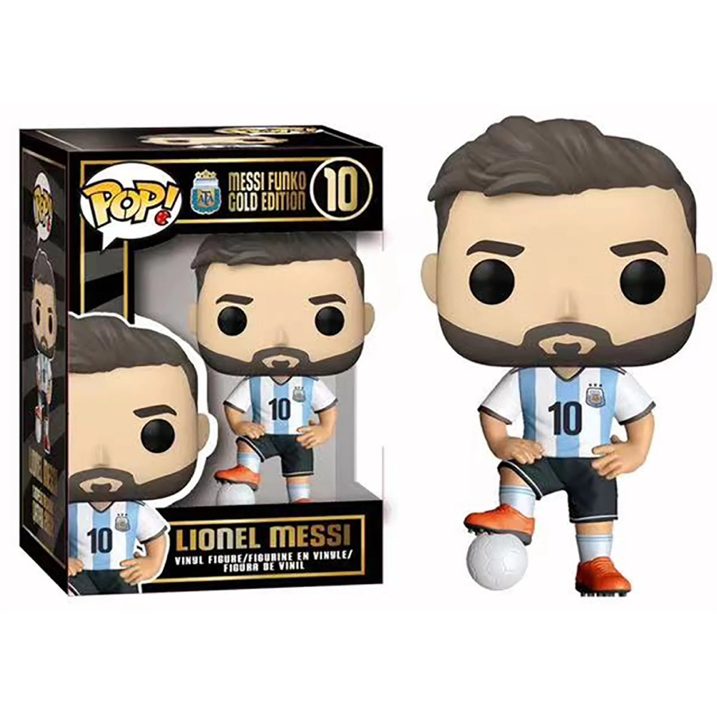 Figura Funko Pop Lionel Messi - Trofeo del Mundo 2022