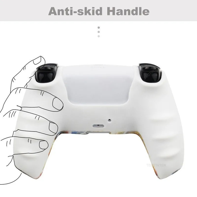 Grip Antideslizante para Control de PlayStation 5 - Diseño Único y Protección Completa