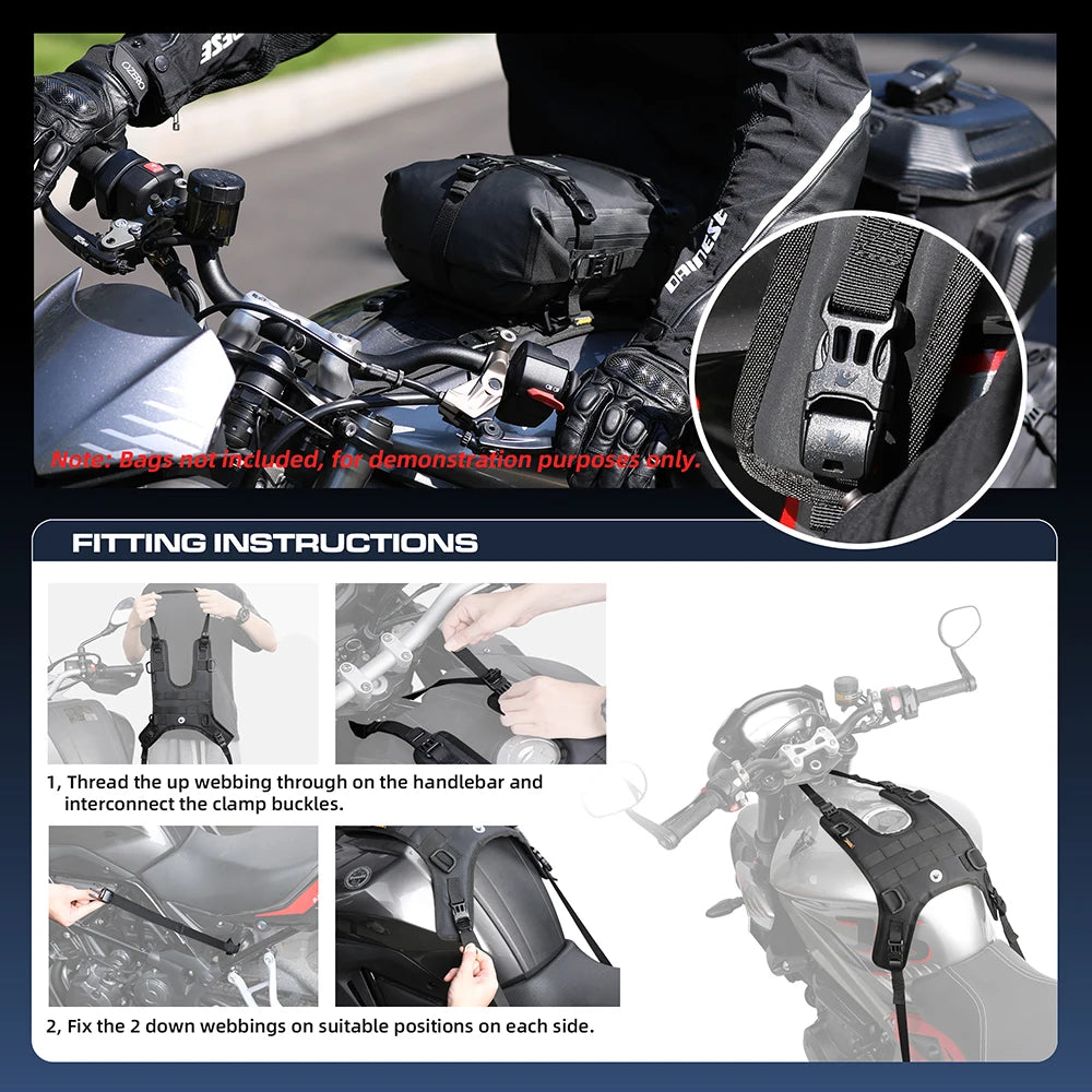 🏍️ Bolsa de Moto Impermeable Rhinowalk: Seguridad y Resistencia para tus Viajes 🏍️