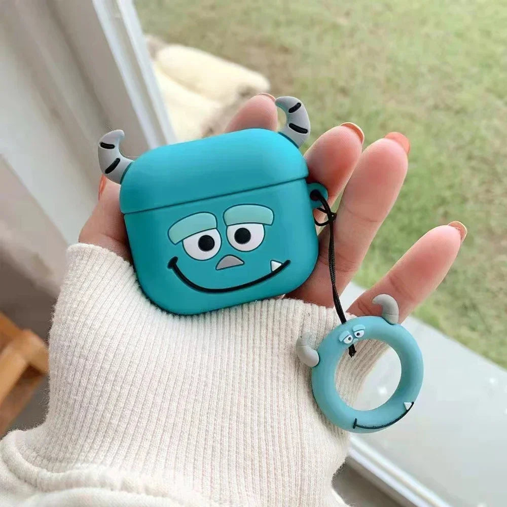 Funda Protectora de Silicona con Diseño de Personajes - Compatible con AirPods