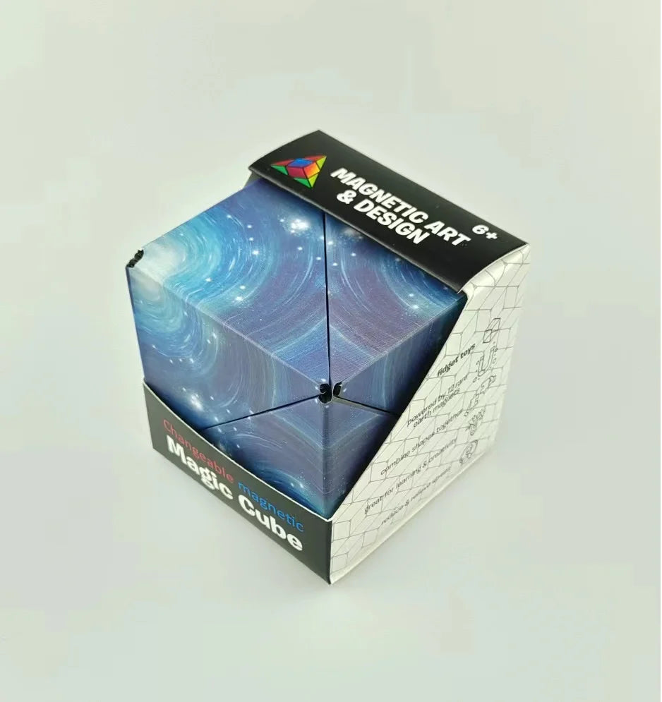 Cubo Mágico de Diseño Magnético 🌟🧩
