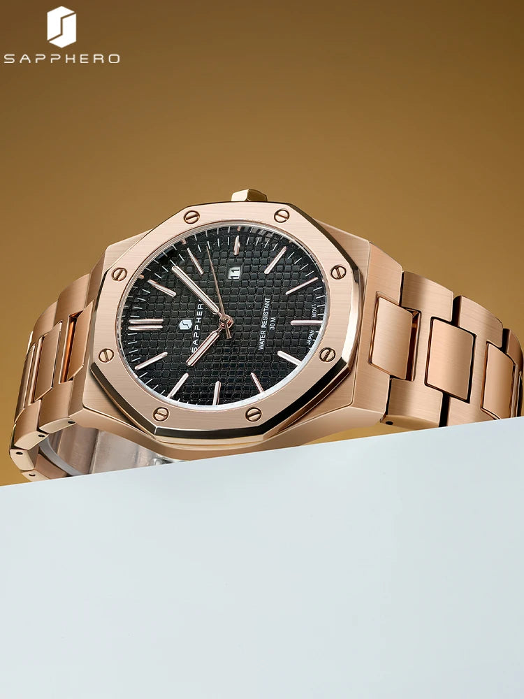 Reloj de Lujo Sapphero: Elegancia y Precisión en Varios Colores