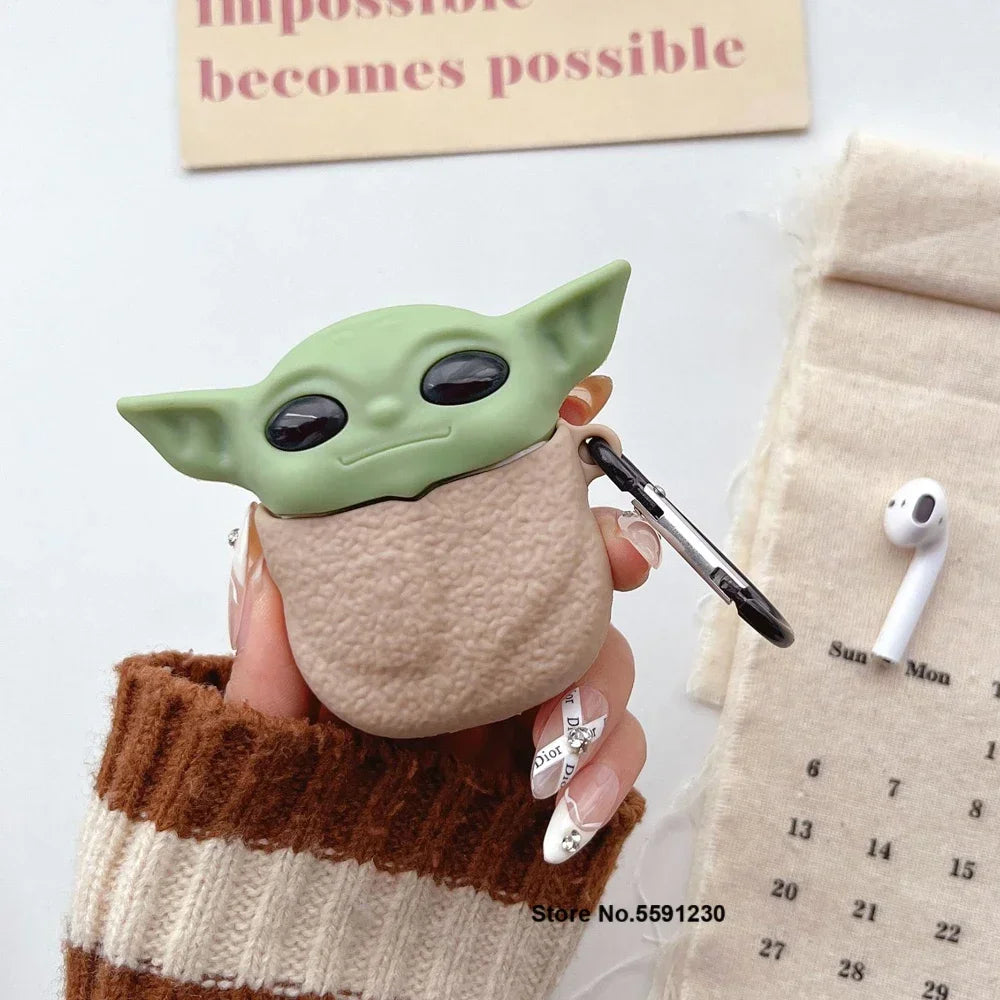 Funda Protectora de Silicona con Diseño de Personajes - Compatible con AirPods
