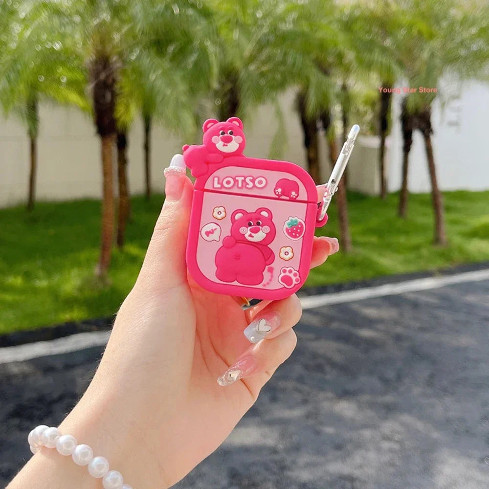 Funda Protectora de Silicona con Diseño de Personajes - Compatible con AirPods