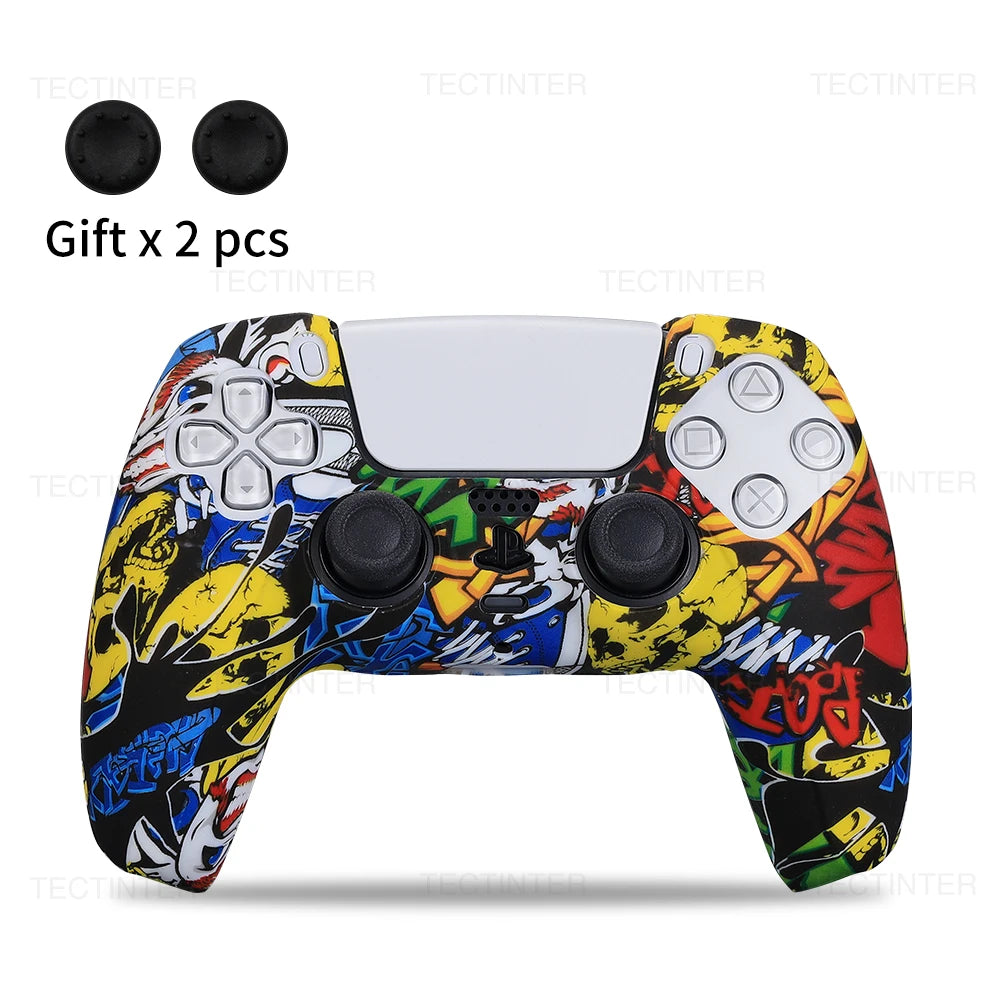 Grip Antideslizante para Control de PlayStation 5 - Diseño Único y Protección Completa