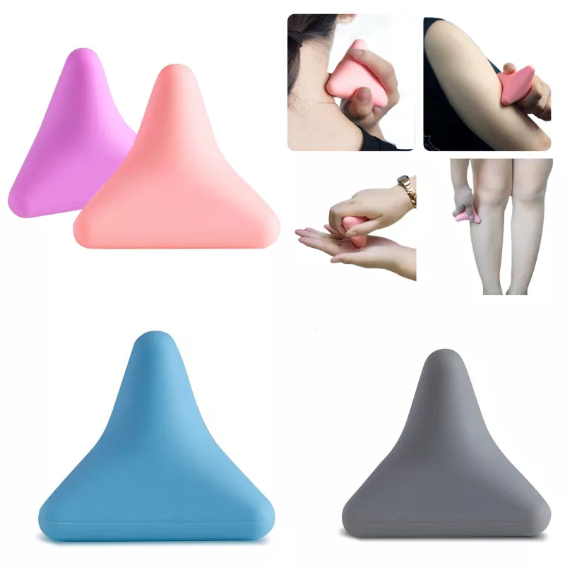 Masajeador Manual de Silicona para Alivio de Dolor 👐💆♀️