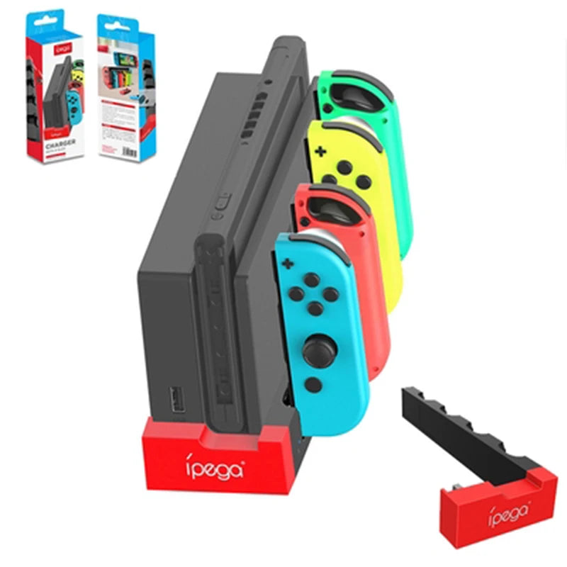 Dock de Carga y Organizador para Joy-Con Nintendo Switch - Compacto y Práctico