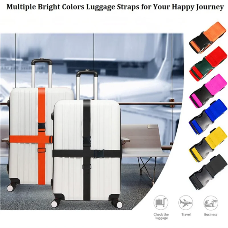 Correas de Equipaje de Colores Vivos TSA