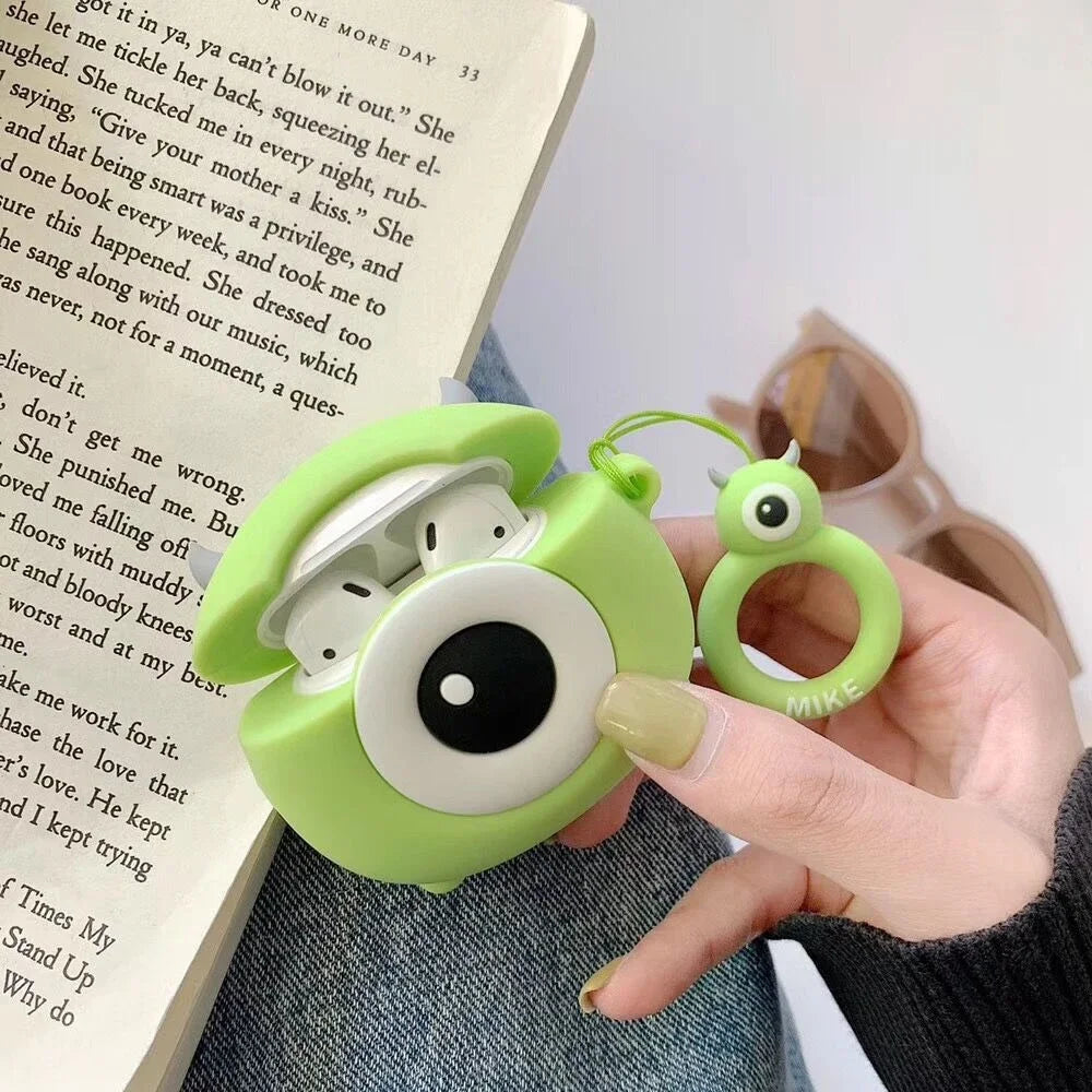 Funda Protectora de Silicona con Diseño de Personajes - Compatible con AirPods