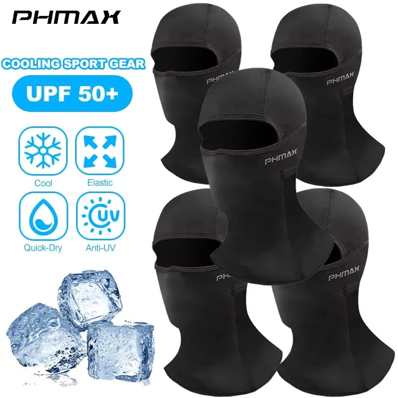 Balaclava PHMAX Deportiva Verano UPF 50+ | Protección Solar, Secado Rápido y Tejido Refrigerante