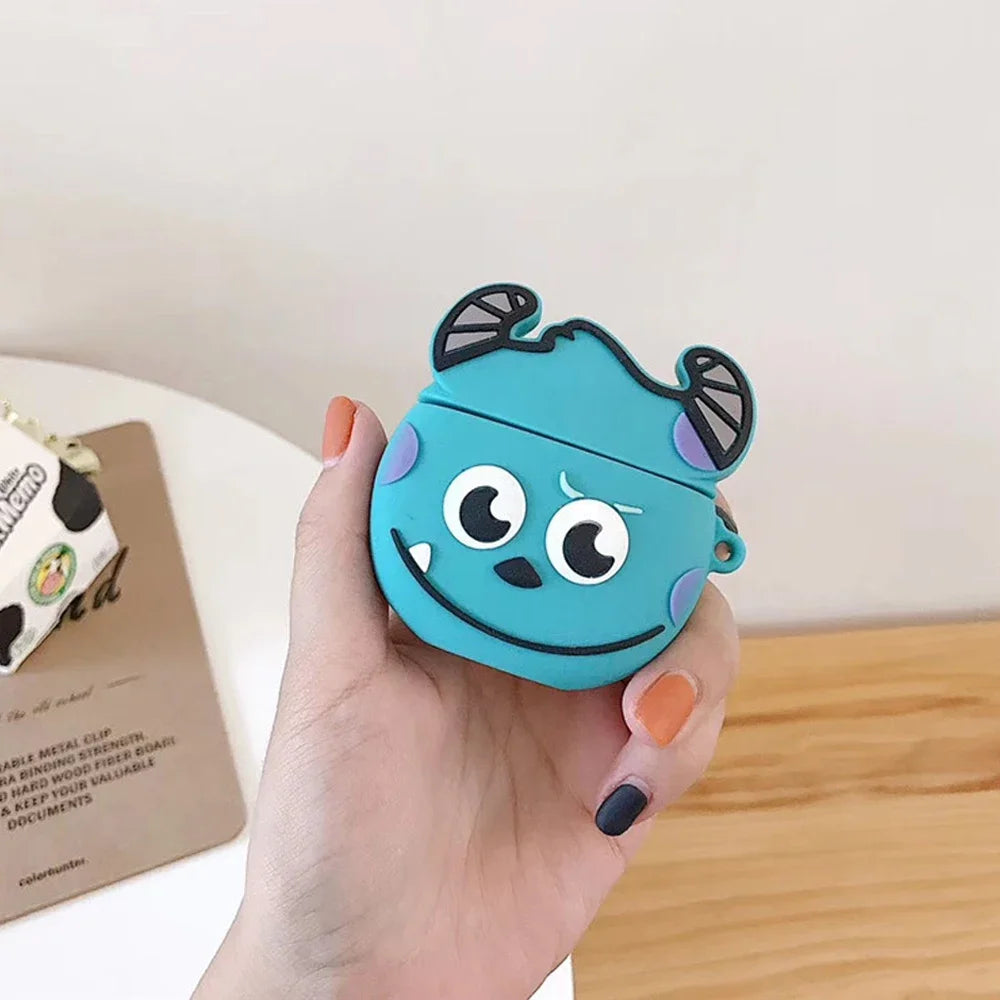 Funda Protectora de Silicona con Diseño de Personajes - Compatible con AirPods