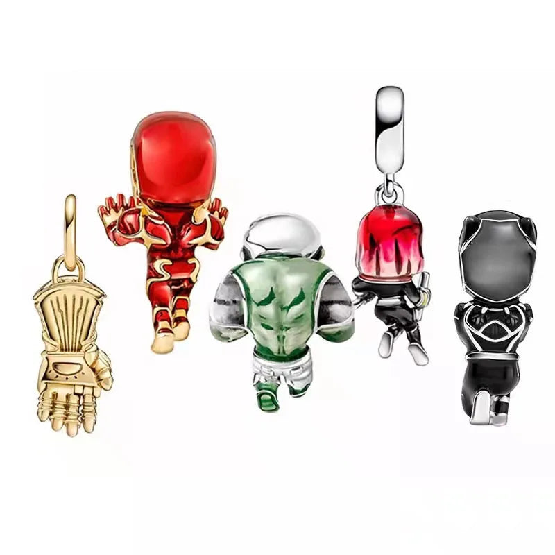 Charms de Superhéroes para Pulseras - Colección Épica Marvel