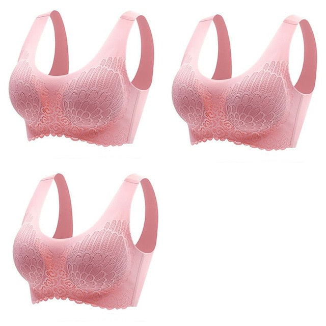 π Pack de 3 Sujetadores de Encaje sin Aros: Comodidad y Elegancia en tu Ropa Interior π