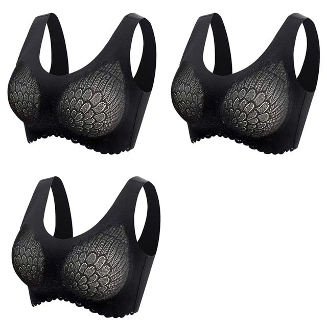 π Pack de 3 Sujetadores de Encaje sin Aros: Comodidad y Elegancia en tu Ropa Interior π