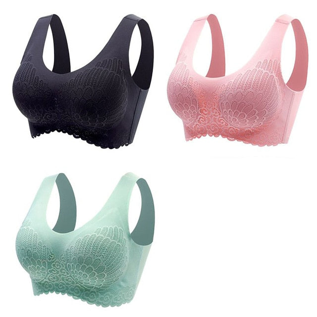 π Pack de 3 Sujetadores de Encaje sin Aros: Comodidad y Elegancia en tu Ropa Interior π