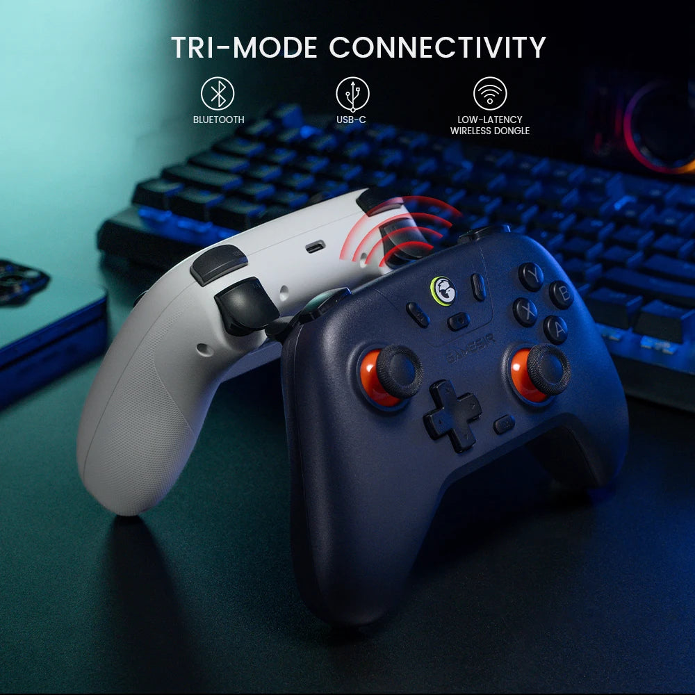 Control GameSir con Sticks Hall Effect, Vibración Dual y Conectividad Multiplataforma – PC, Switch, iOS, Android
