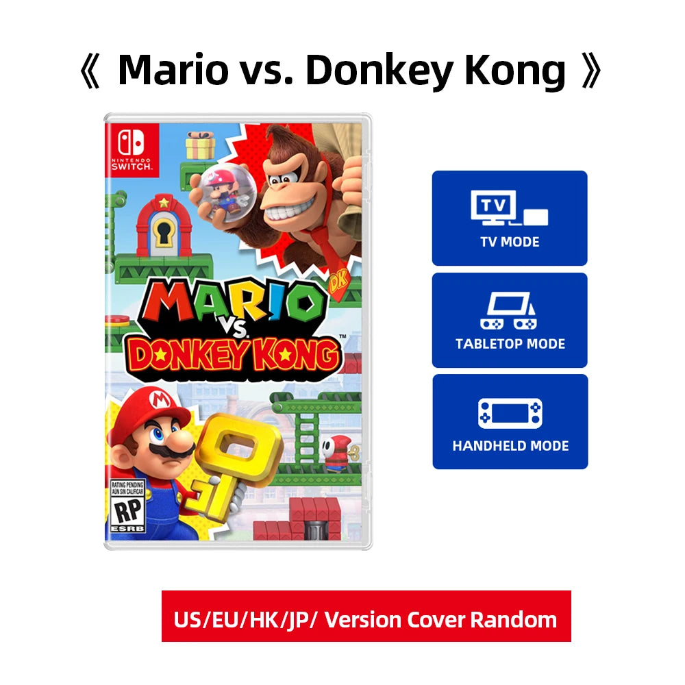 Mario vs Donkey Kong Nintendo Switch | Juego de Acción Original 1-2 Jugadores