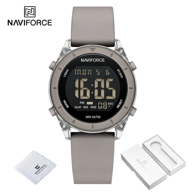 Reloj Digital Deportivo Naviforce para Mujer - Diseño Moderno y Funcional