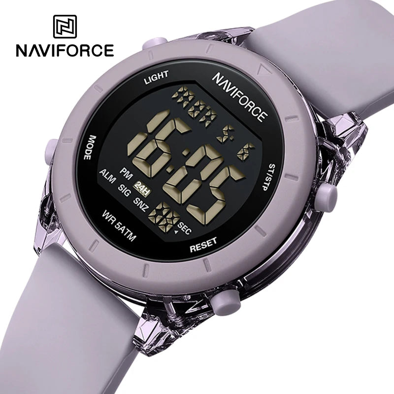 Reloj Digital Deportivo Naviforce para Mujer - Diseño Moderno y Funcional