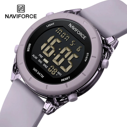 Reloj Digital Deportivo Naviforce para Mujer - Diseño Moderno y Funcional