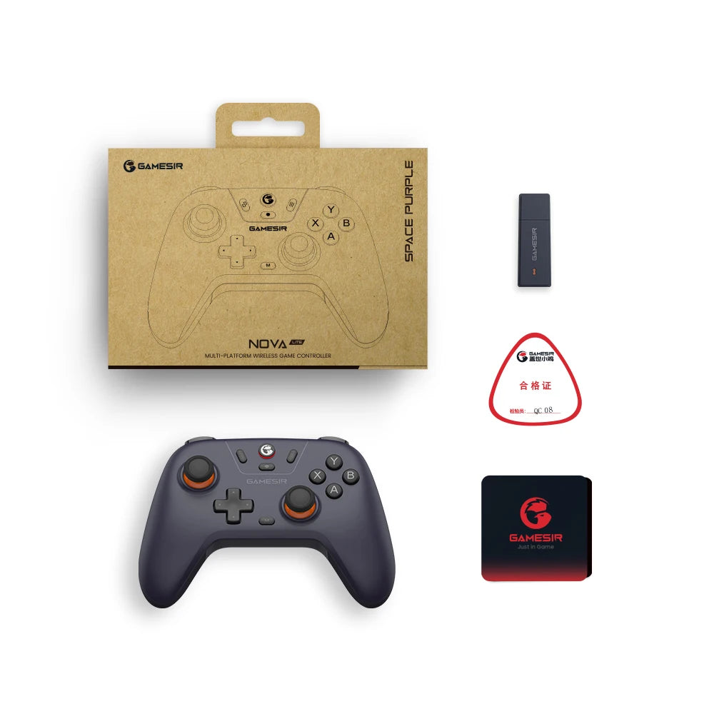 Control GameSir con Sticks Hall Effect, Vibración Dual y Conectividad Multiplataforma – PC, Switch, iOS, Android
