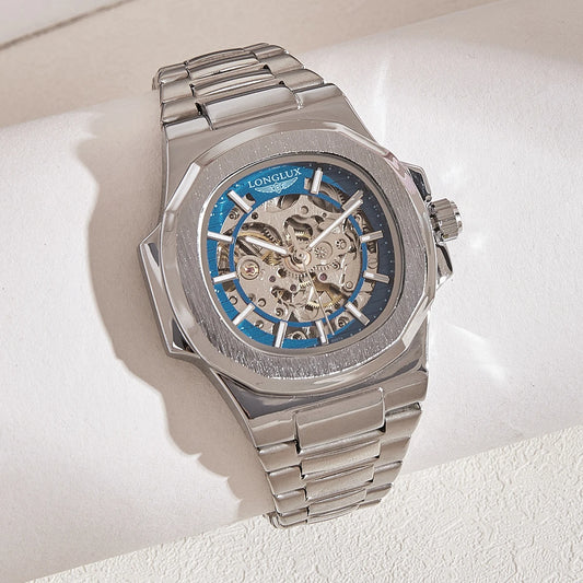 Reloj Mecánico LONGXUX - Sofisticación y Tecnología en Cada Movimiento