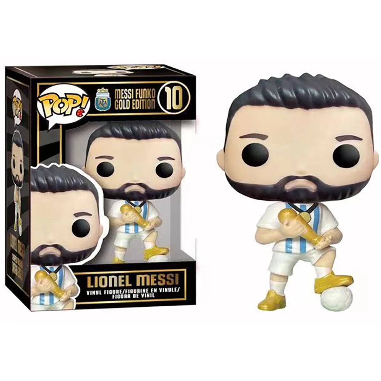 Figura Funko Pop Lionel Messi - Trofeo del Mundo 2022