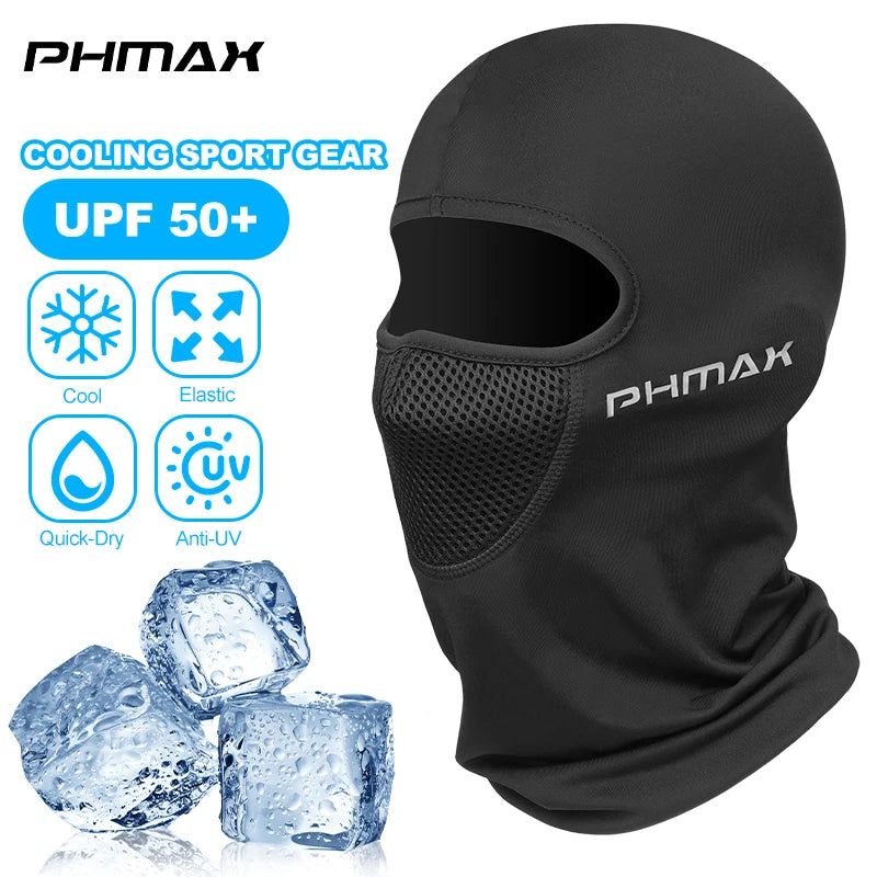 Balaclava PHMAX Deportiva Verano UPF 50+ | Protección Solar, Secado Rápido y Tejido Refrigerante