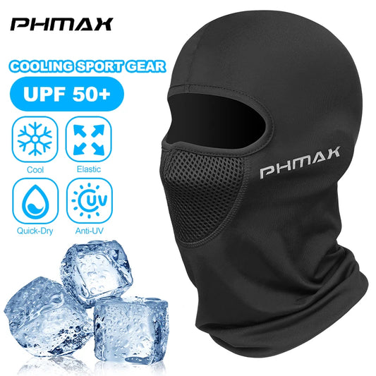 Balaclava PHMAX Deportiva Verano UPF 50+ | Protección Solar, Secado Rápido y Tejido Refrigerante