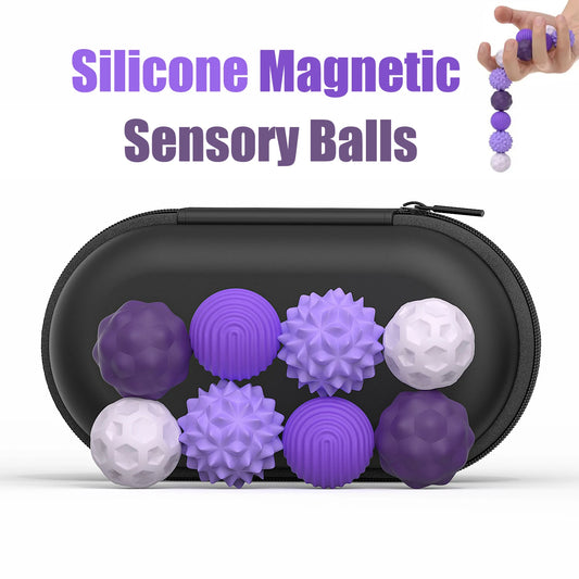 Bolas Sensoriales Magnéticas de Silicona Antiestrés | Alivia Ansiedad y Mejora la Concentración