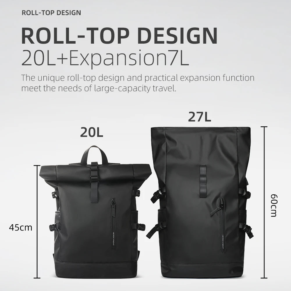 🎒 Mochila Expansible de Alta Capacidad: Perfecta para Viajes y Uso Diario