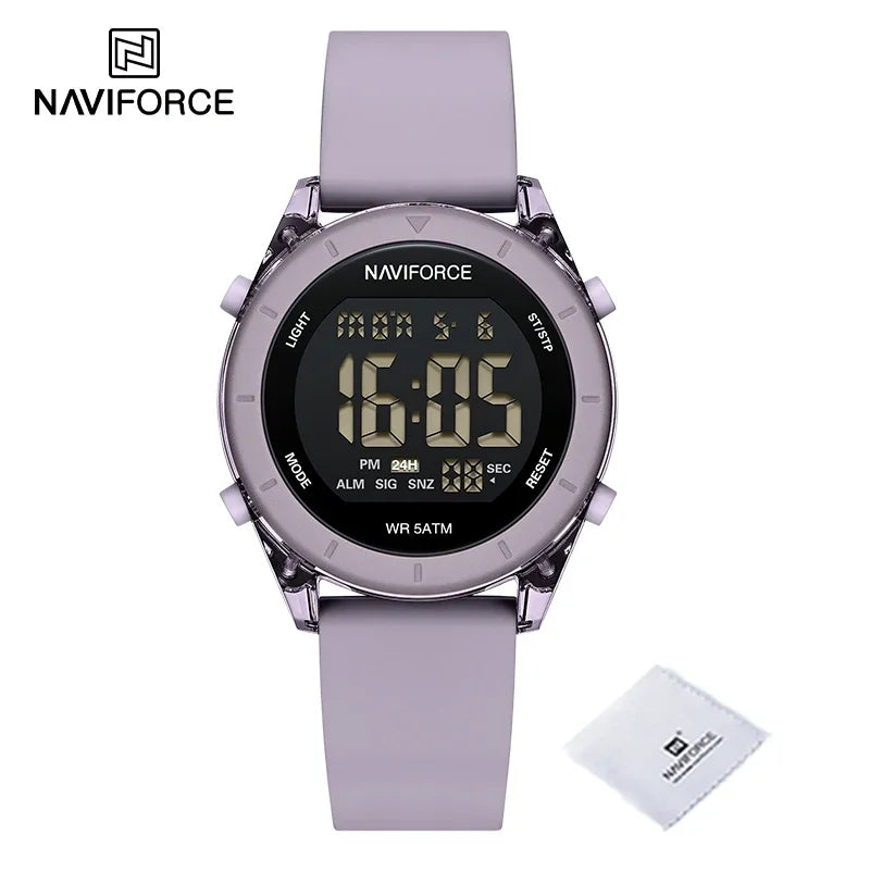 Reloj Digital Deportivo Naviforce para Mujer - Diseño Moderno y Funcional