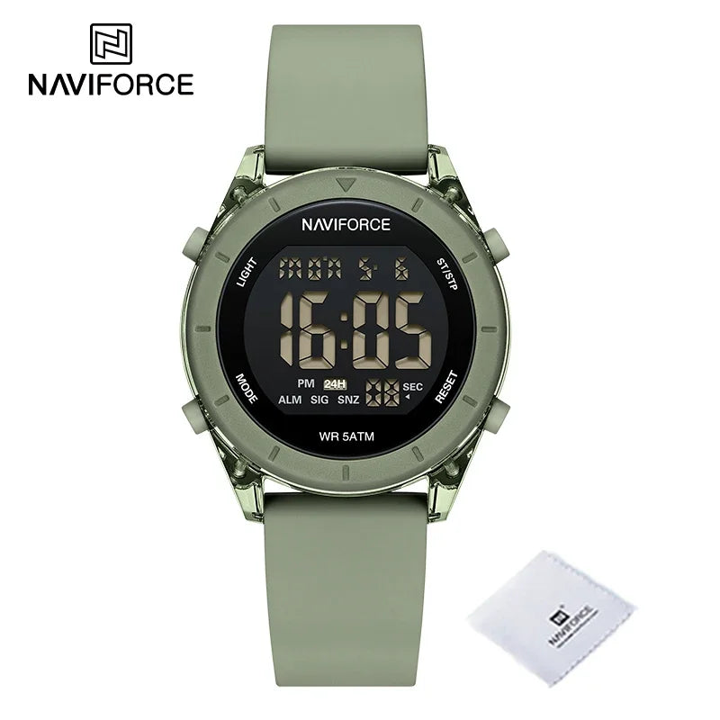 Reloj Digital Deportivo Naviforce para Mujer - Diseño Moderno y Funcional