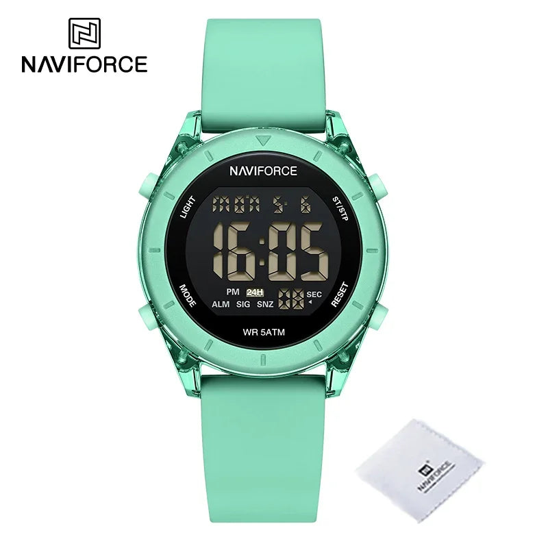 Reloj Digital Deportivo Naviforce para Mujer - Diseño Moderno y Funcional