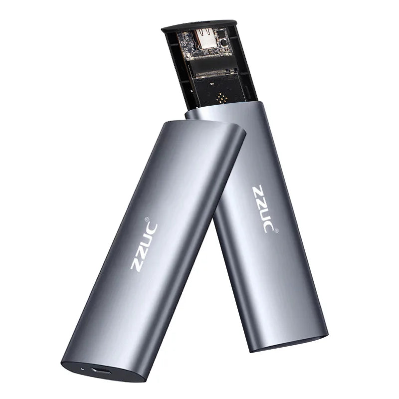 Carcasa Externa M.2 NVMe/SATA USB-C 10Gbps | Adaptador SSD a USB para Disco M.2 2280/2260/2242/2230