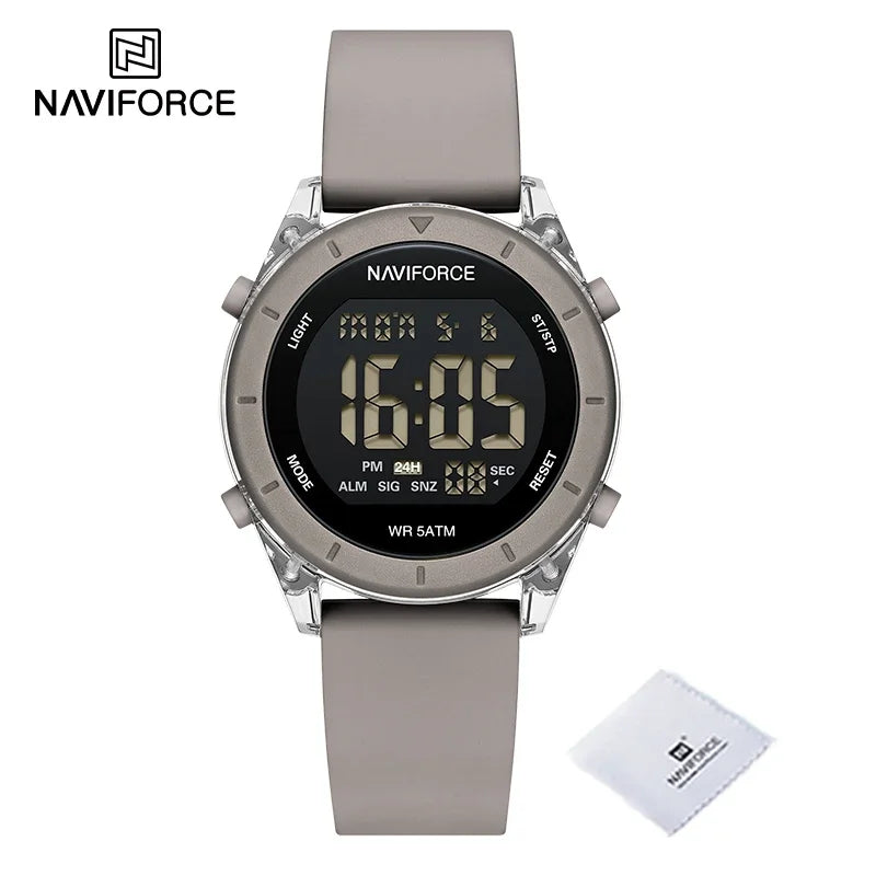 Reloj Digital Deportivo Naviforce para Mujer - Diseño Moderno y Funcional