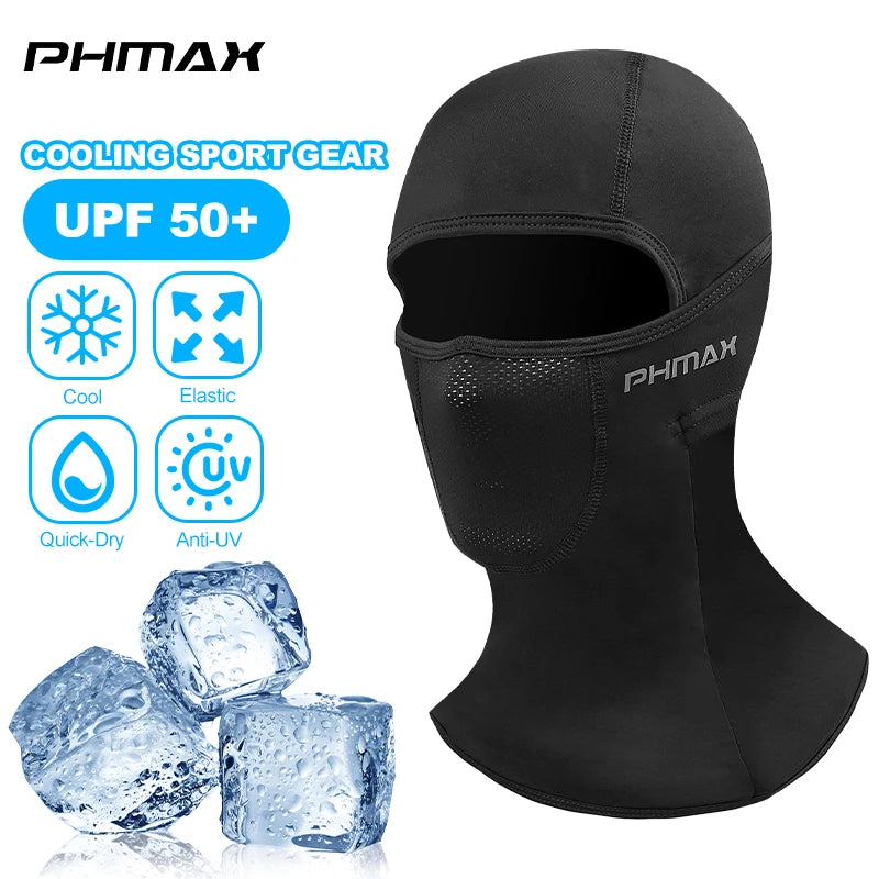Balaclava PHMAX Deportiva Verano UPF 50+ | Protección Solar, Secado Rápido y Tejido Refrigerante